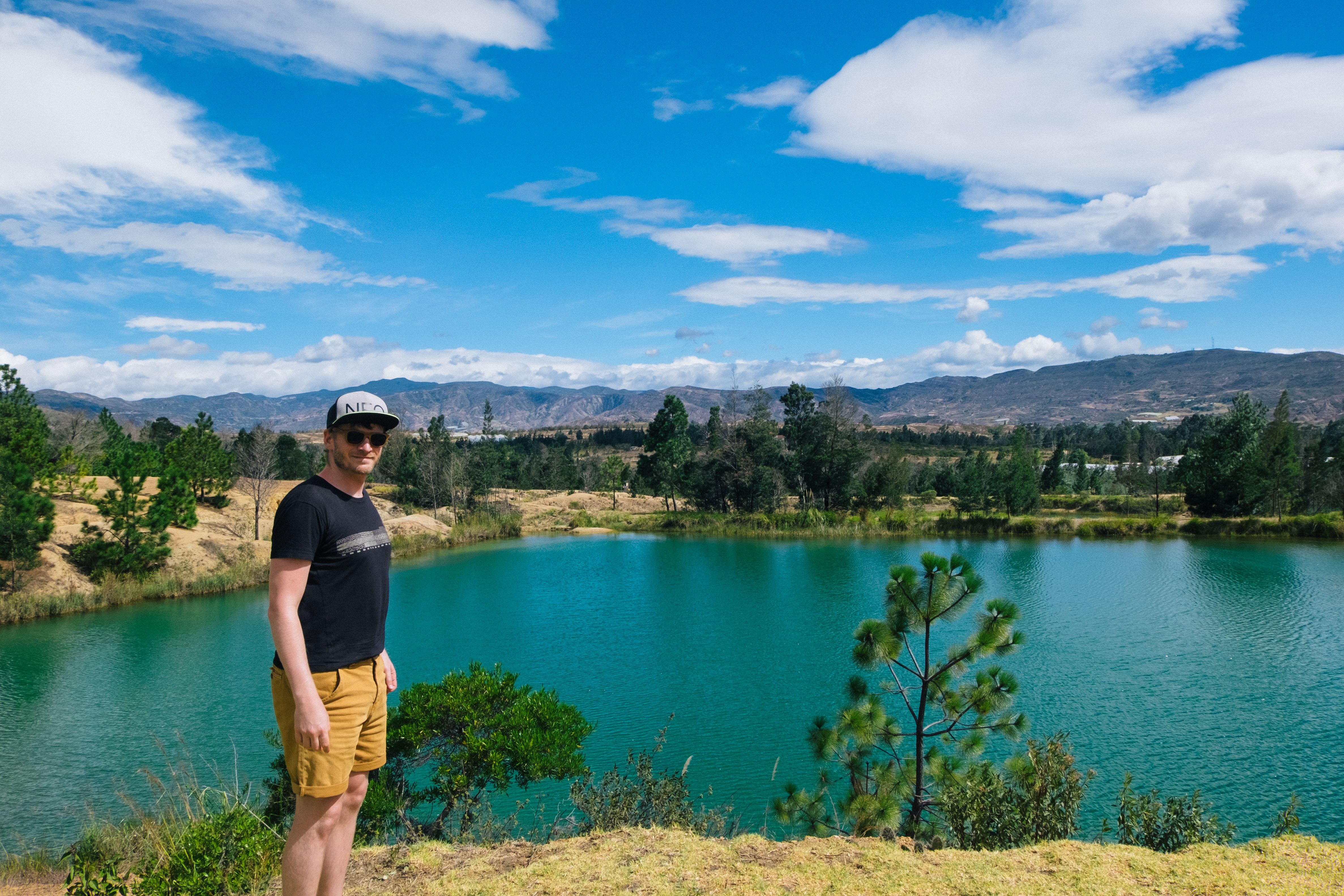 Martin vor den Pozos Azules