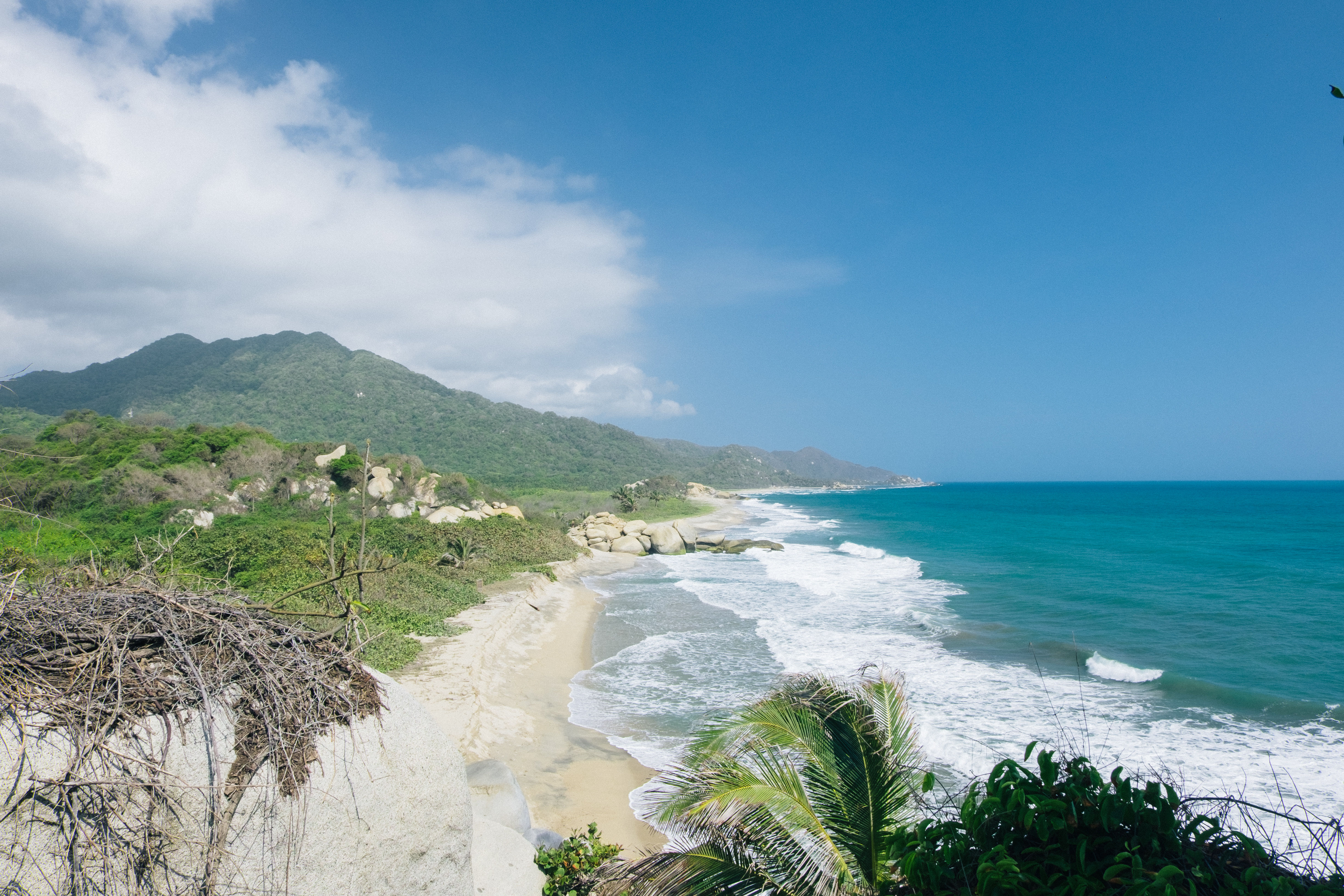 Küsten Linie des Tayrona Parks